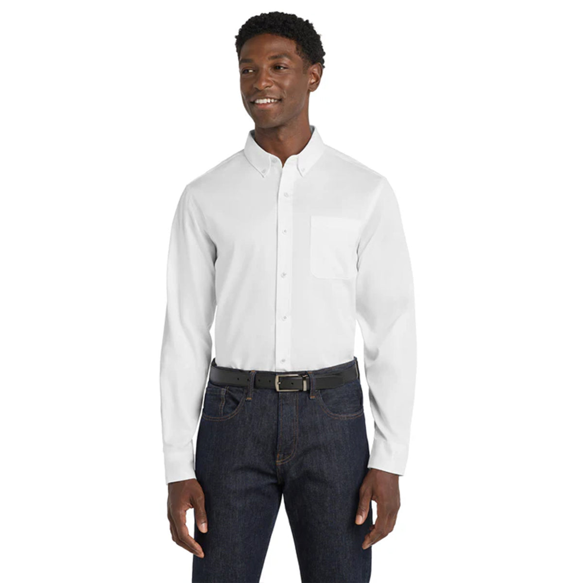 Port Authority® Long Sleeve SuperPro React™ Twill Shirt