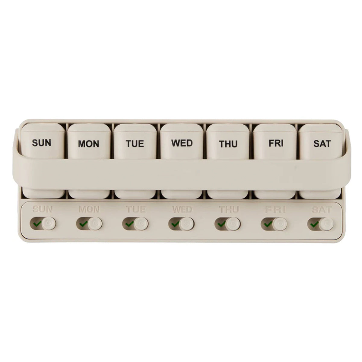 Wellable™ Daily Pill and Supplement Organizer