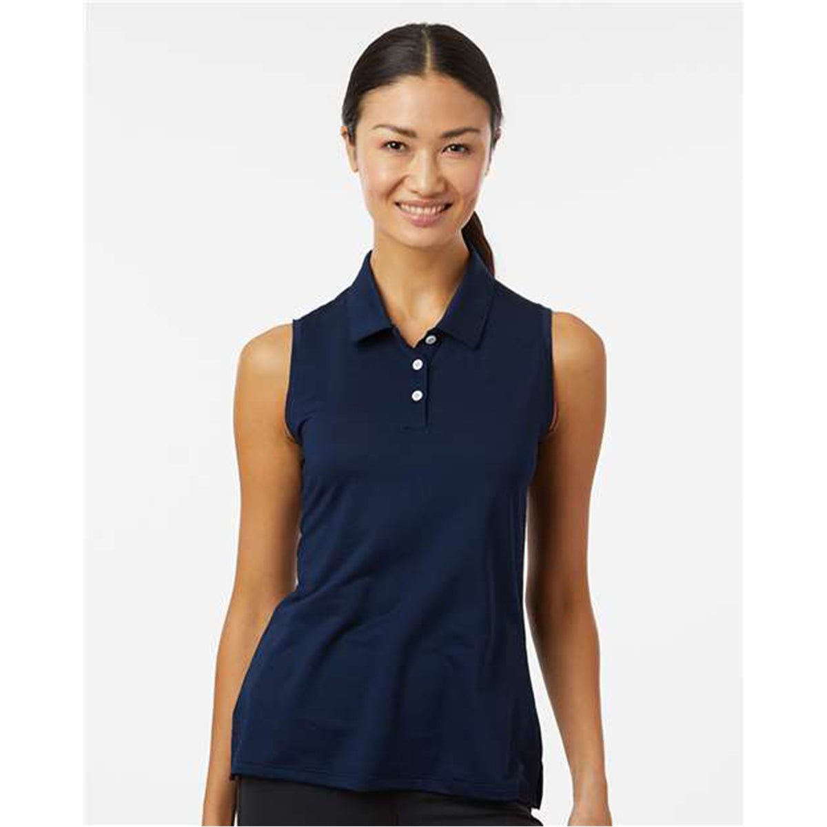 Adidas Women’s Ottoman Sleeveless Polo