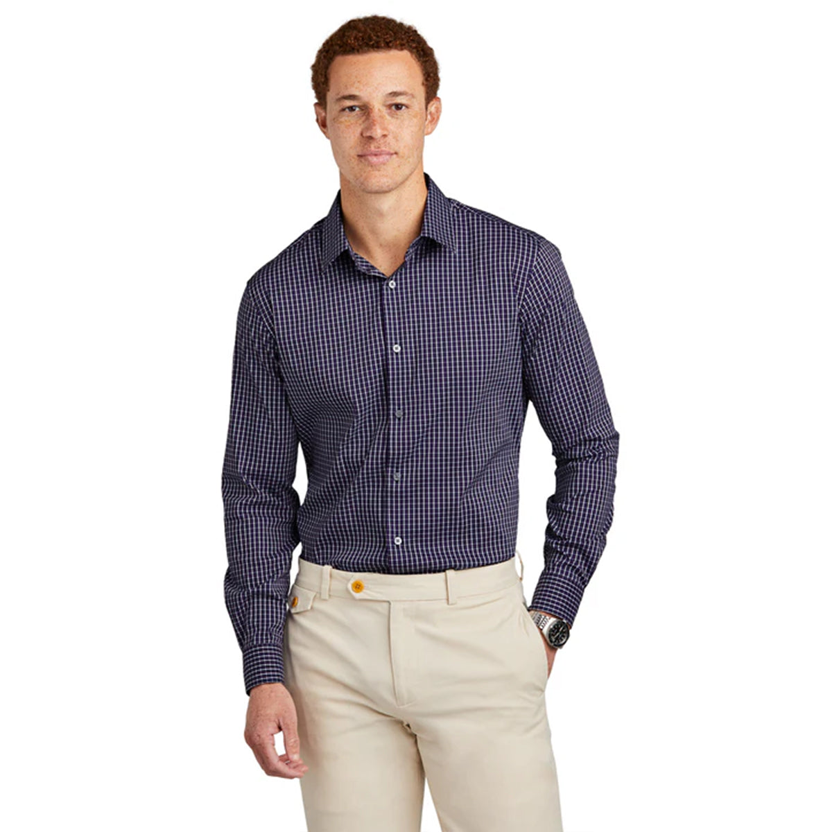 Brooks Brothers® Tech Stretch Patterned Shirt