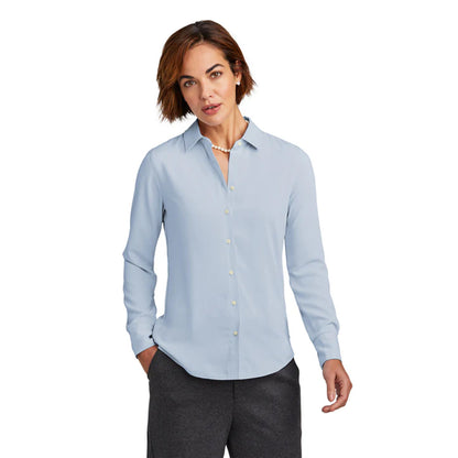 Brooks Brothers® Women’s Full-Button Satin Blouse