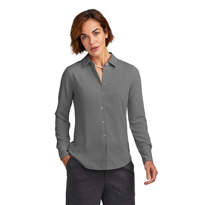 Brooks Brothers® Women’s Full-Button Satin Blouse
