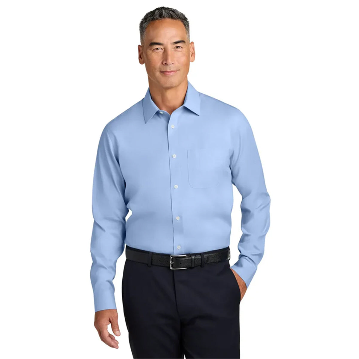 Brooks Brothers® Wrinkle-Free Stretch Pinpoint Spread Collar Shirt