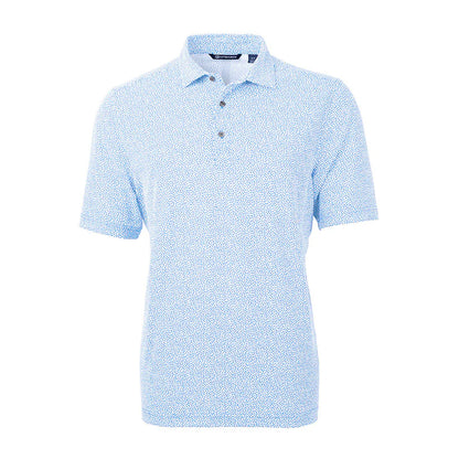 Cutter and Buck Virtue Eco Pique Botanical Print Recycled Polo