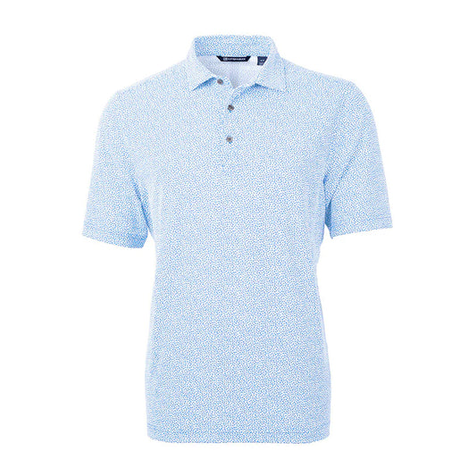 Cutter and Buck Virtue Eco Pique Botanical Print Recycled Polo