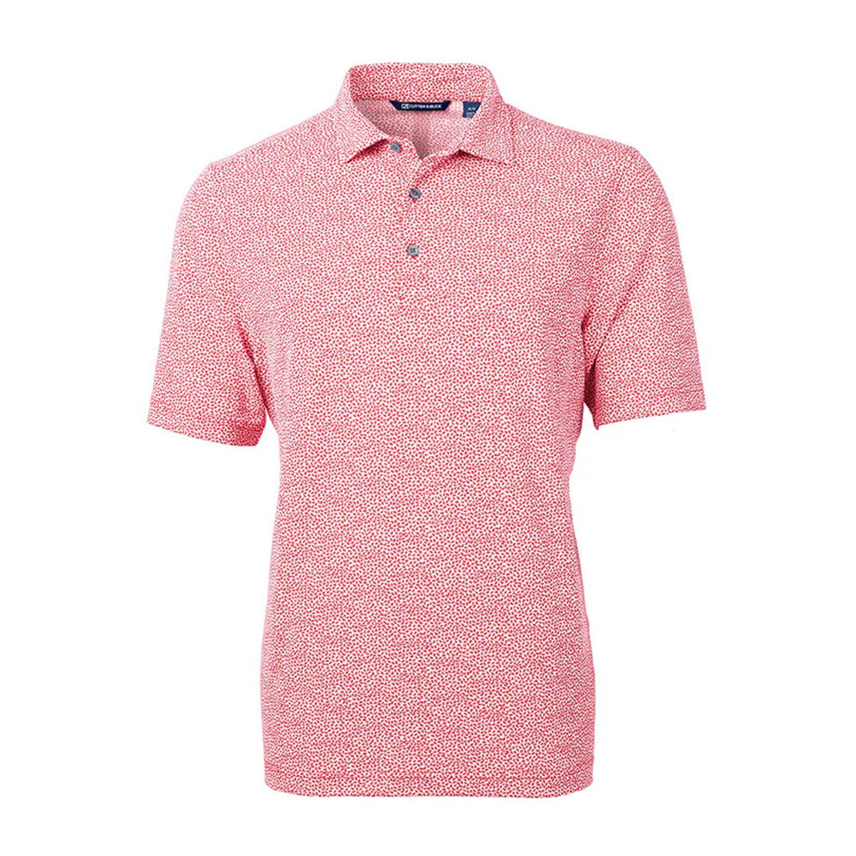 Cutter and Buck Virtue Eco Pique Botanical Print Recycled Polo