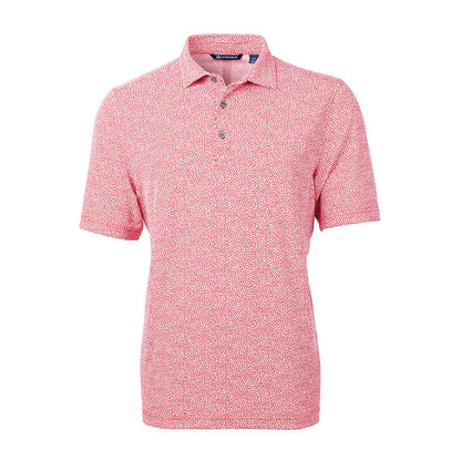 Cutter and Buck Virtue Eco Pique Botanical Print Recycled Polo