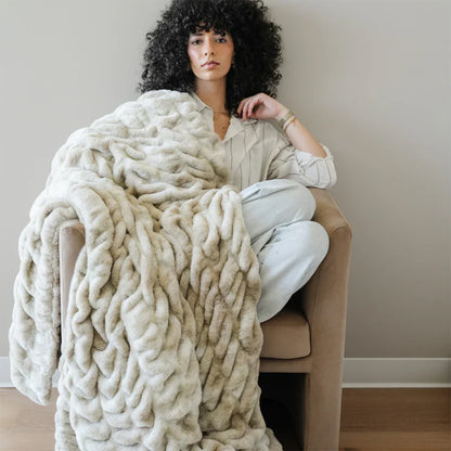 Double Ruched Blanket