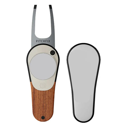 Pitchfix XL Golf Divot Tool with Removeable Ball Marker