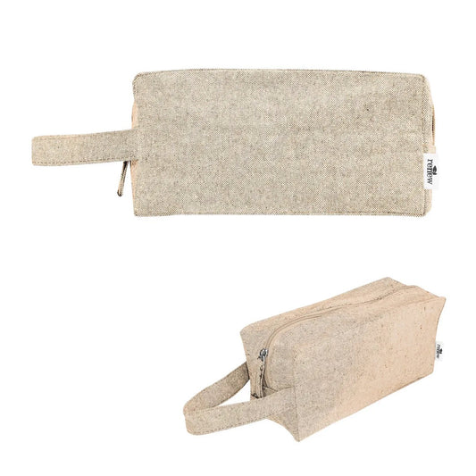 Recycled Cotton Toiletry Bag