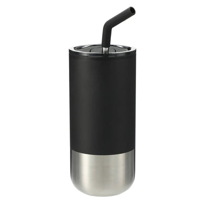 Lagom Insulated 16oz Stainless Steel Tumbler with Straw