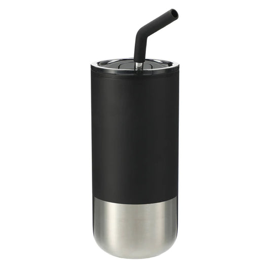 Lagom Insulated 16oz Stainless Steel Tumbler with Straw