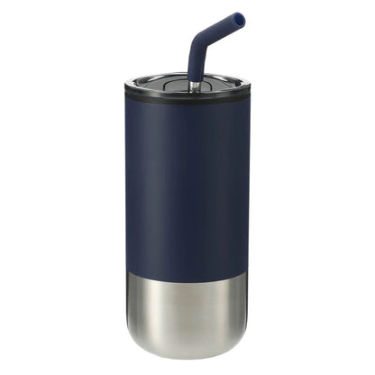 Lagom Insulated 16oz Stainless Steel Tumbler with Straw