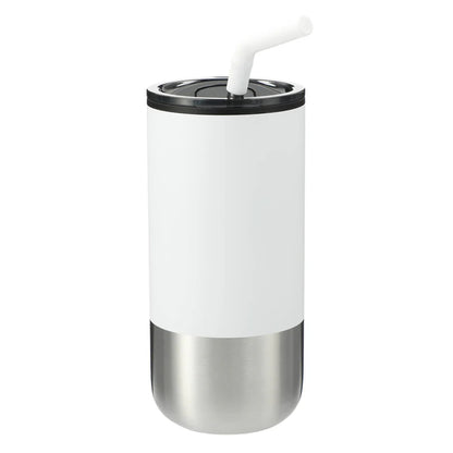 Lagom Insulated 16oz Stainless Steel Tumbler with Straw