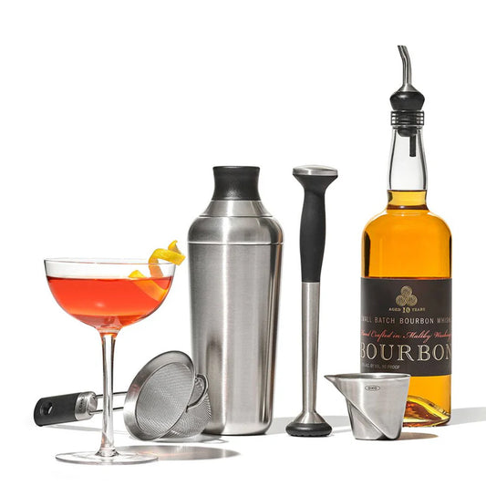 OXO Steel 6-piece Barware Set