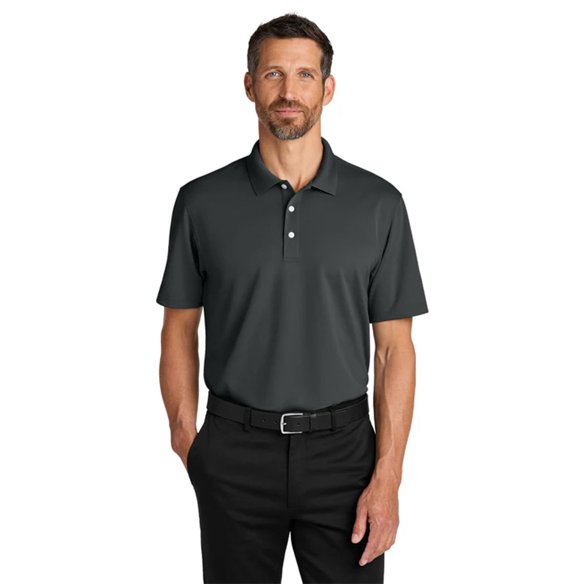 Port Authority® Men’s Dry Zone® Stain-Release Grid Polo