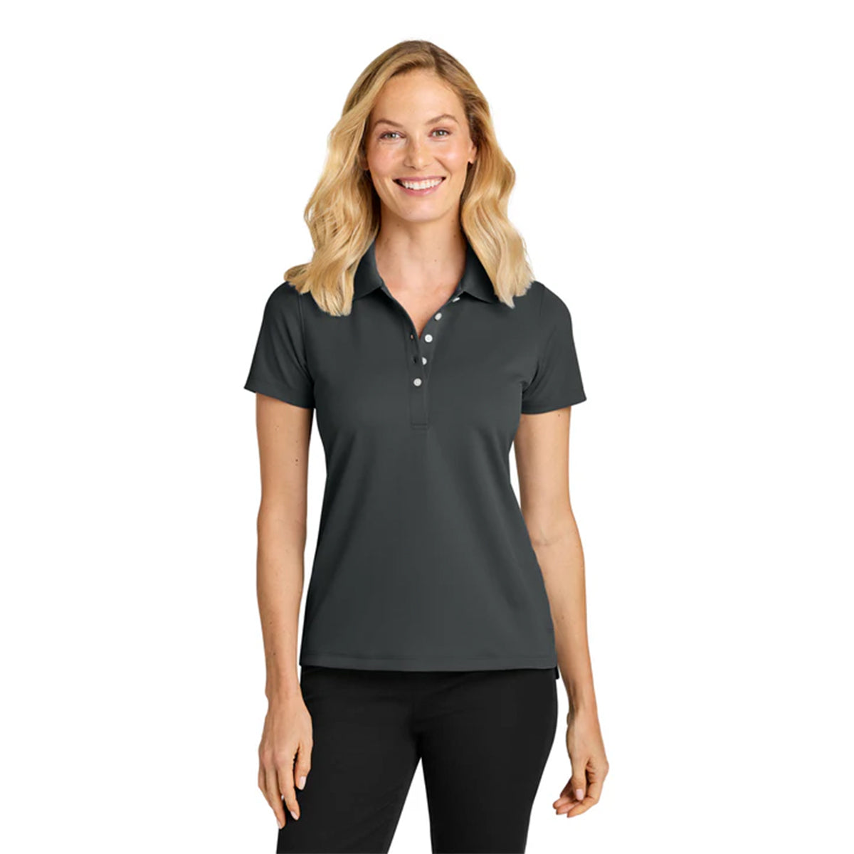 Port Authority® Women’s Dry Zone® Stain-Release Grid Polo
