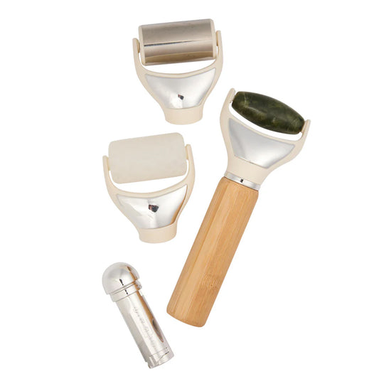 Wellable™ Bamboo 3-in-1 Face Body & Roller Set