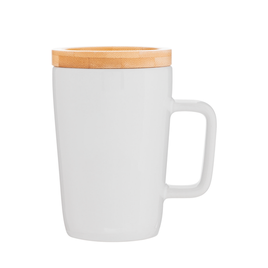 14 oz Ceramic Mug with Cover