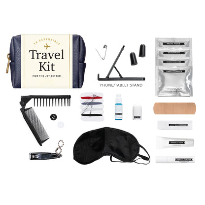 Vegan Leather Travel Kit